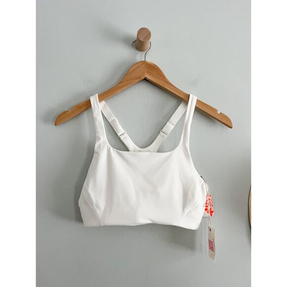 NWT FP Movement x Hatch Never Better Square Neck Maternity Bra White Sz XS - Picture 2 of 10